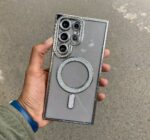 Transparent Glitter Magsafe Stone Case With Attached Glitter Lens Protector 🥰 - Image 5