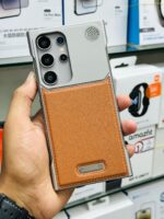 Frameless PU leather cover with perfume holder Samsung cover - Image 3