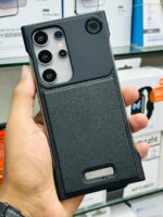 Frameless PU leather cover with perfume holder Samsung cover