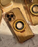 Luxury Premium Colnel Magsafe Stand Case For Lens Protector