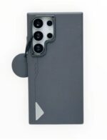 Premium Leather Metal Bumper  Case