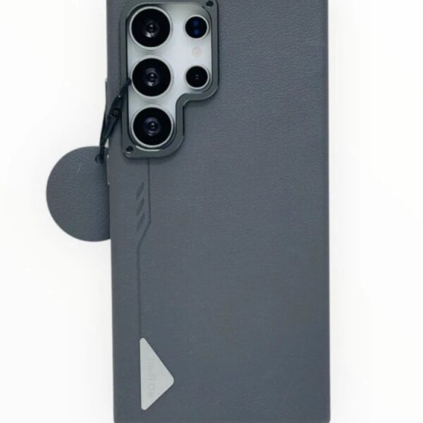 Premium Leather Metal Bumper  Case