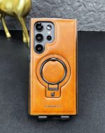 RMB MAX High-End Compatible PU Leather MagSafe Stand Case