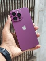 New Purple Color Hard Pc Case for iPhone With Lens Protection - Image 2