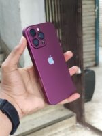 New Purple Color Hard Pc Case for iPhone With Lens Protection - Image 4