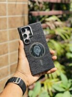 Original SIBLING Brand Crocodile Leather Magsafe Supoported Case