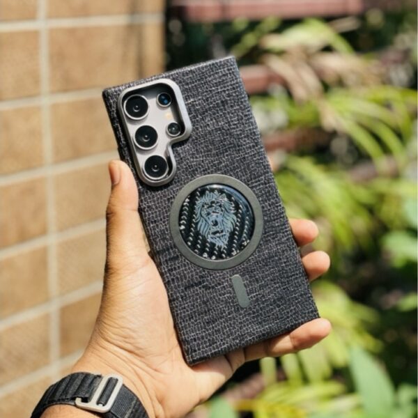 Original SIBLING Brand Crocodile Leather Magsafe Supoported Case