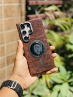 Original SIBLING Brand Crocodile Leather Magsafe Supoported Case - Image 2