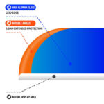 Blueo 3D Airbag Series Tempered Glass without Applicator for iPhone - Image 3