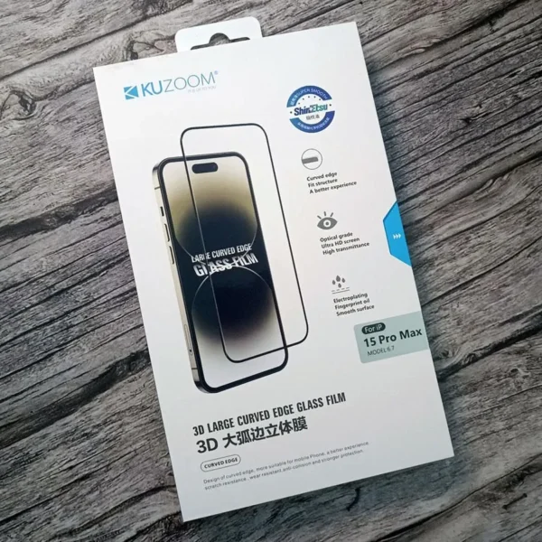 KUZOOM 3D Large Curved EDGE Glass Film 3D For iPhone