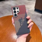 Semi Warp Kevler Magnetic Slim Carbon Magsafe Case For Samsung - Image 3