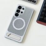 HoneyCome Mash Colling Magsafe Shockproof Kickstand Case For Samsung - Image 2